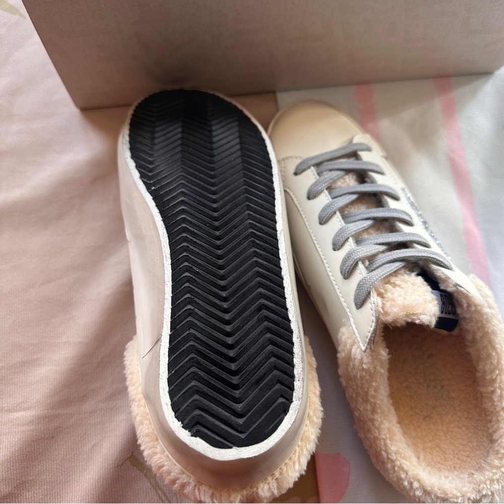 Golden Goose Lined Mule Slippers In Off-White. - Picture 5 of 7
